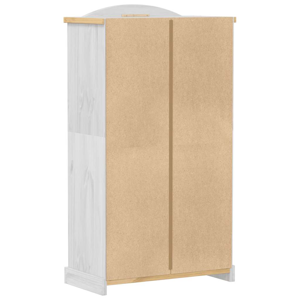 vidaXL Kledingkast Corona 102x52x186 cm massief grenenhout