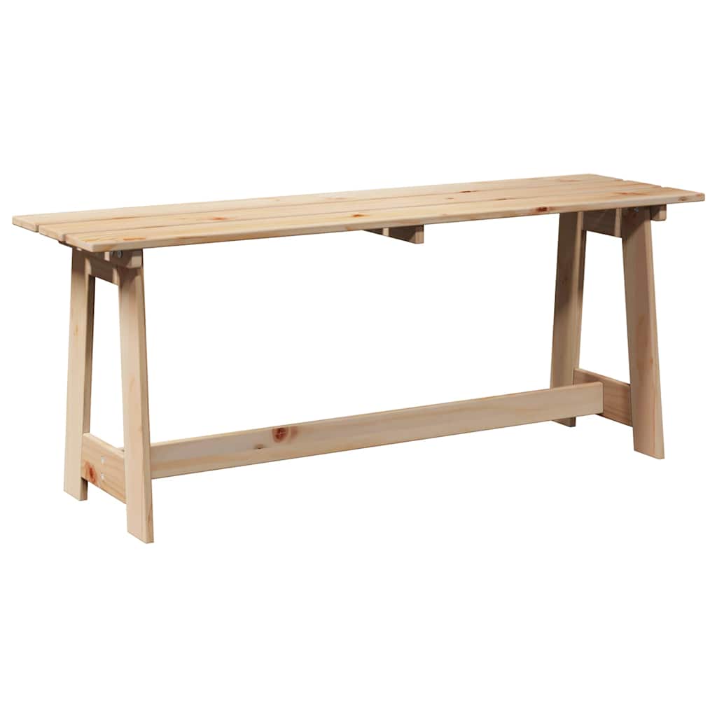 vidaXL Tuinbank Naturel 119 x 47 x 35 cm Massief grenenhout