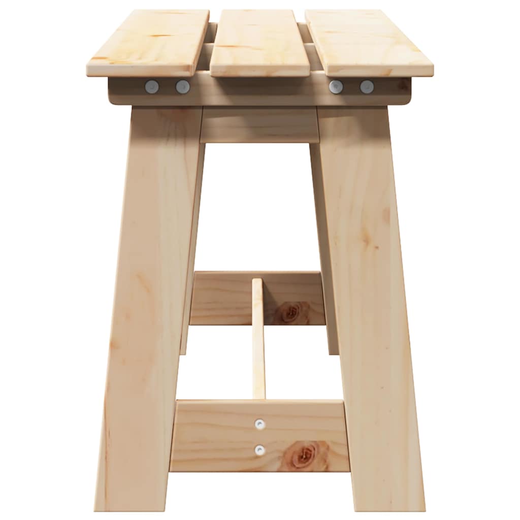 vidaXL Tuinbank Naturel 119 x 47 x 35 cm Massief grenenhout