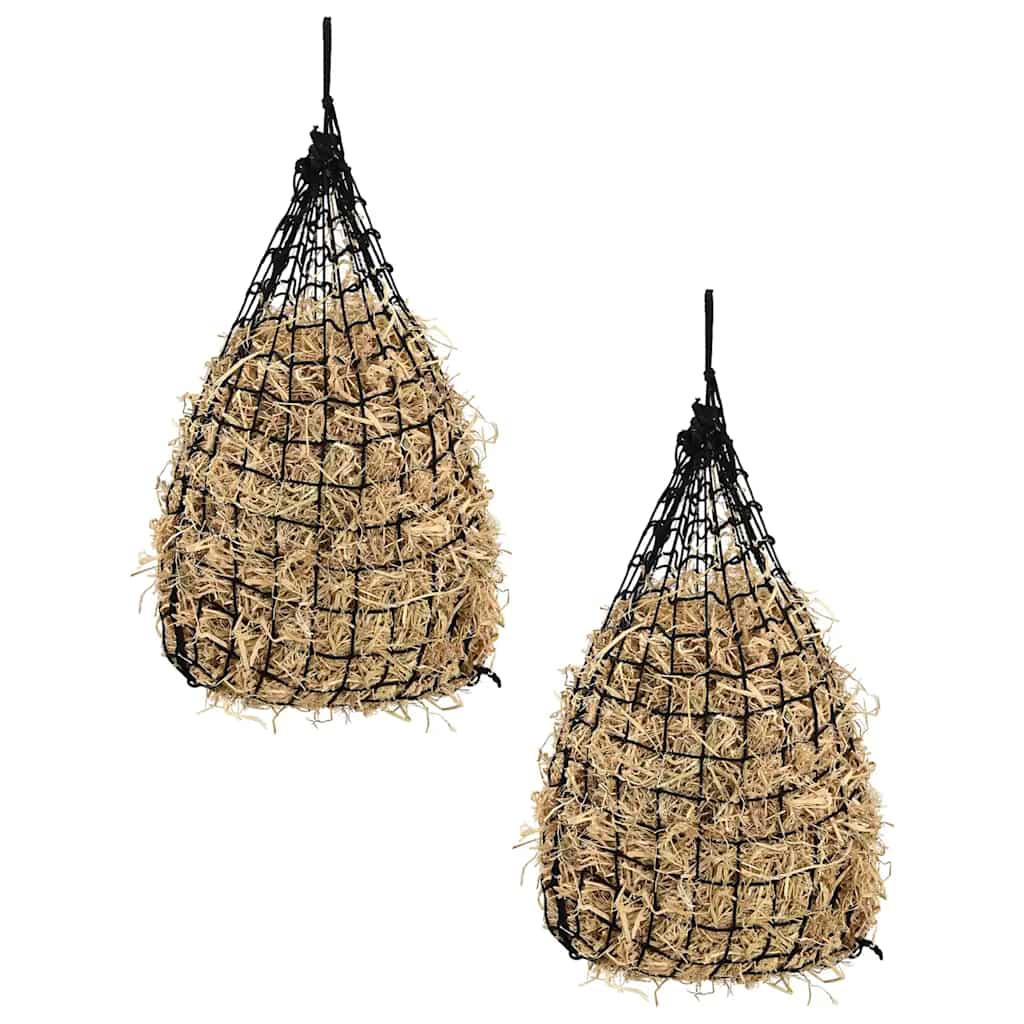 vidaXL Rectangular Hay Nets 2 pcs 0.9x1 m PP
