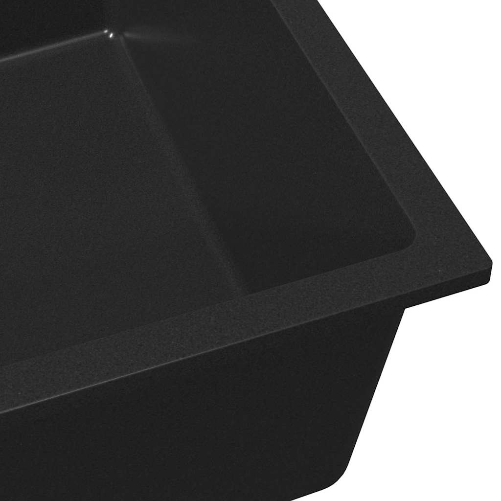 vidaXL Keukenwasbak Grijs 54 x 44 x 20 cm Graniet