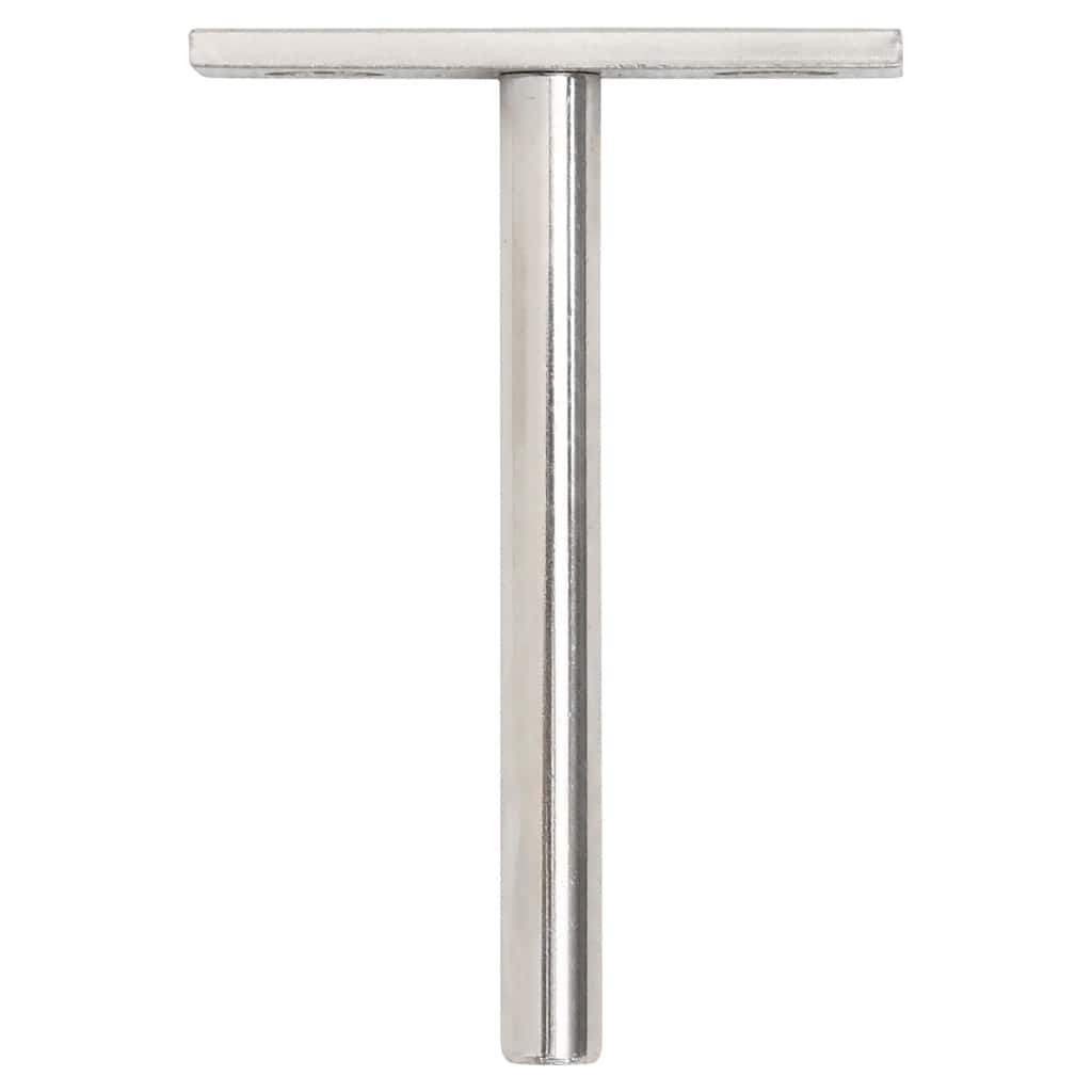 vidaXL Floating Shelf Brackets 12 pcs Invisible Ø10x100 mm Carbon Steel