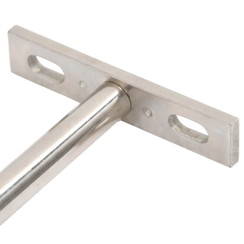 vidaXL Floating Shelf Brackets 12 pcs Invisible Ø10x100 mm Carbon Steel