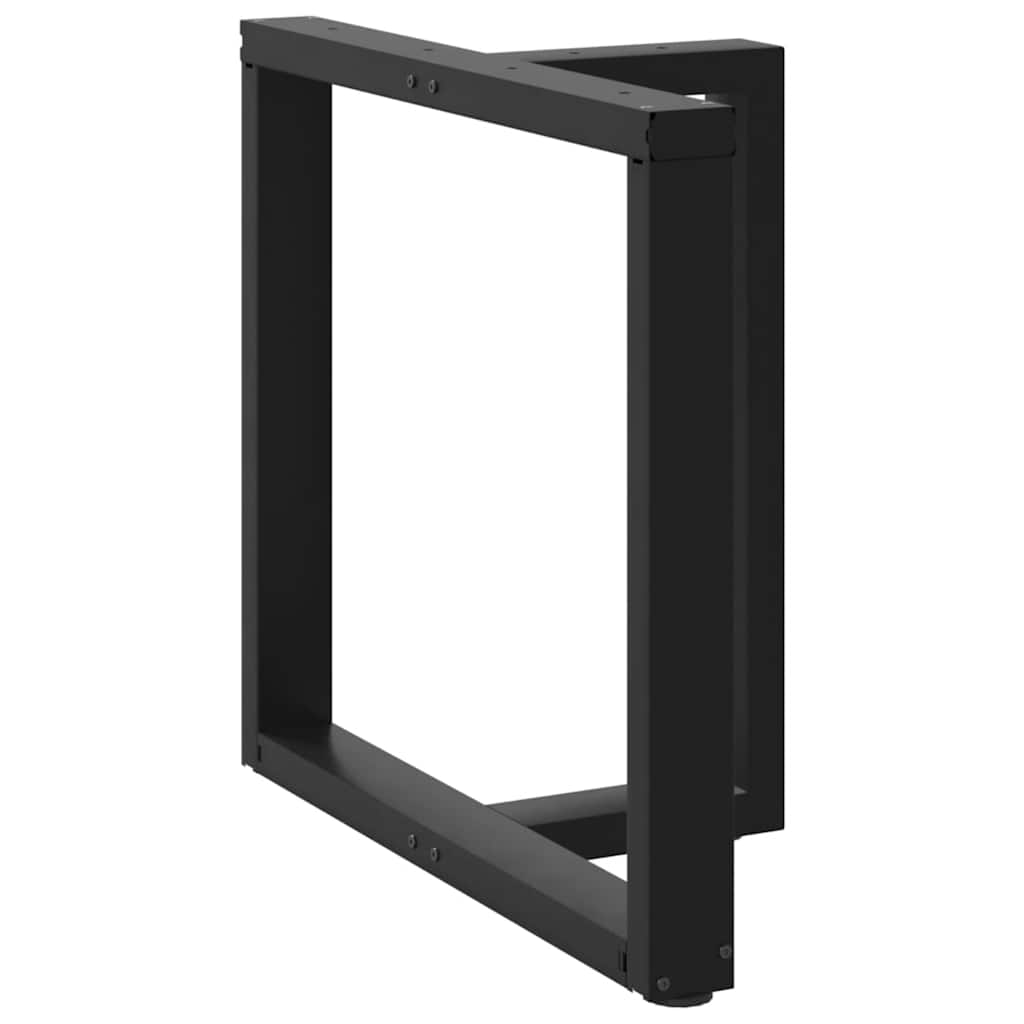 vidaXL Salontafelpoten 2 st T-vormig 30x25x(30-31) cm staal zwart
