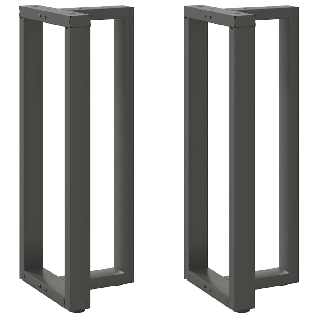 vidaXL Salontafelpoten 2 st T-vormig 30x25x(30-31) cm staal zwart