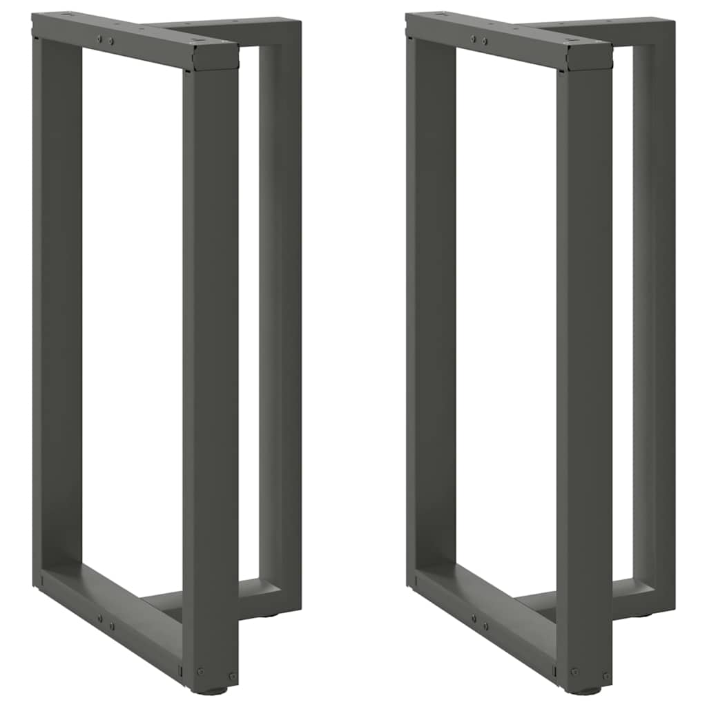 vidaXL Salontafelpoten 2 st T-vormig 30x25x(30-31) cm staal zwart