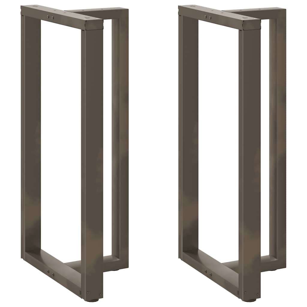 vidaXL Salontafelpoten 2 st T-vormig 30x25x(30-31) cm staal zwart