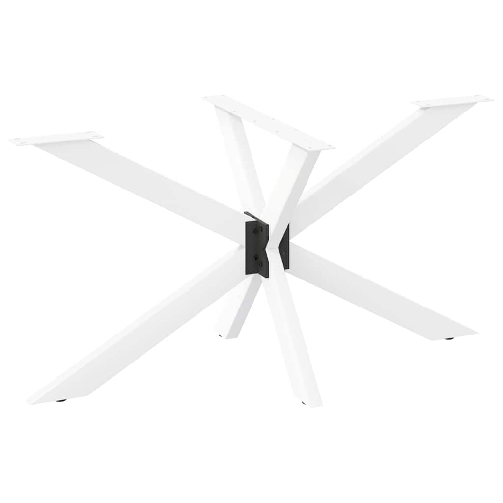 vidaXL Salontafelpoot spider vorm 98x58x(42-43) cm staal zwart