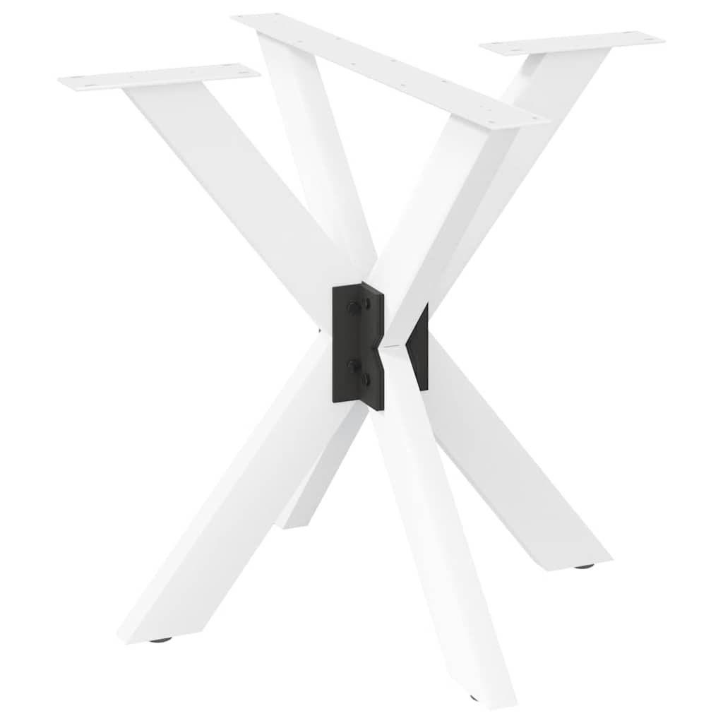 vidaXL Salontafelpoot spider vorm 98x58x(42-43) cm staal zwart