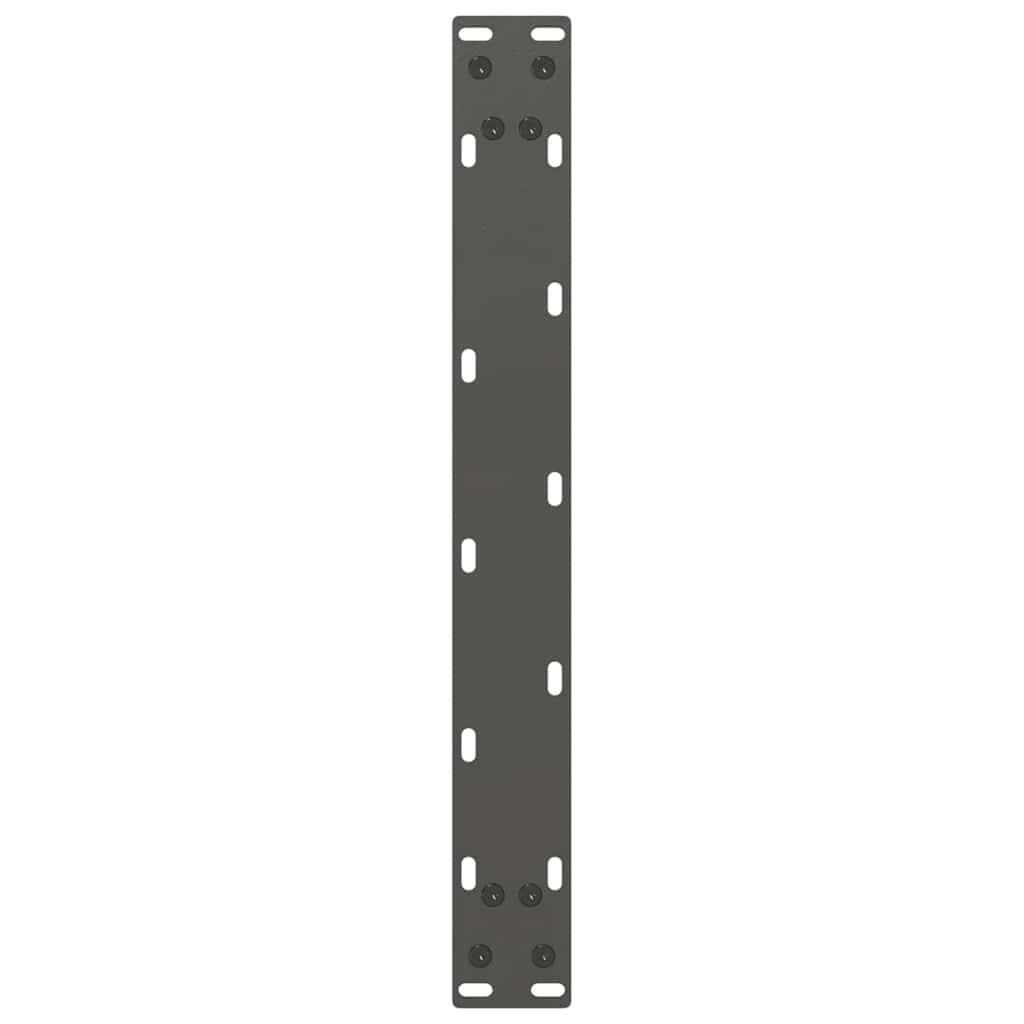 vidaXL Salontafelpoten 2 st U-vormig 30x(30-31) cm staal zwart