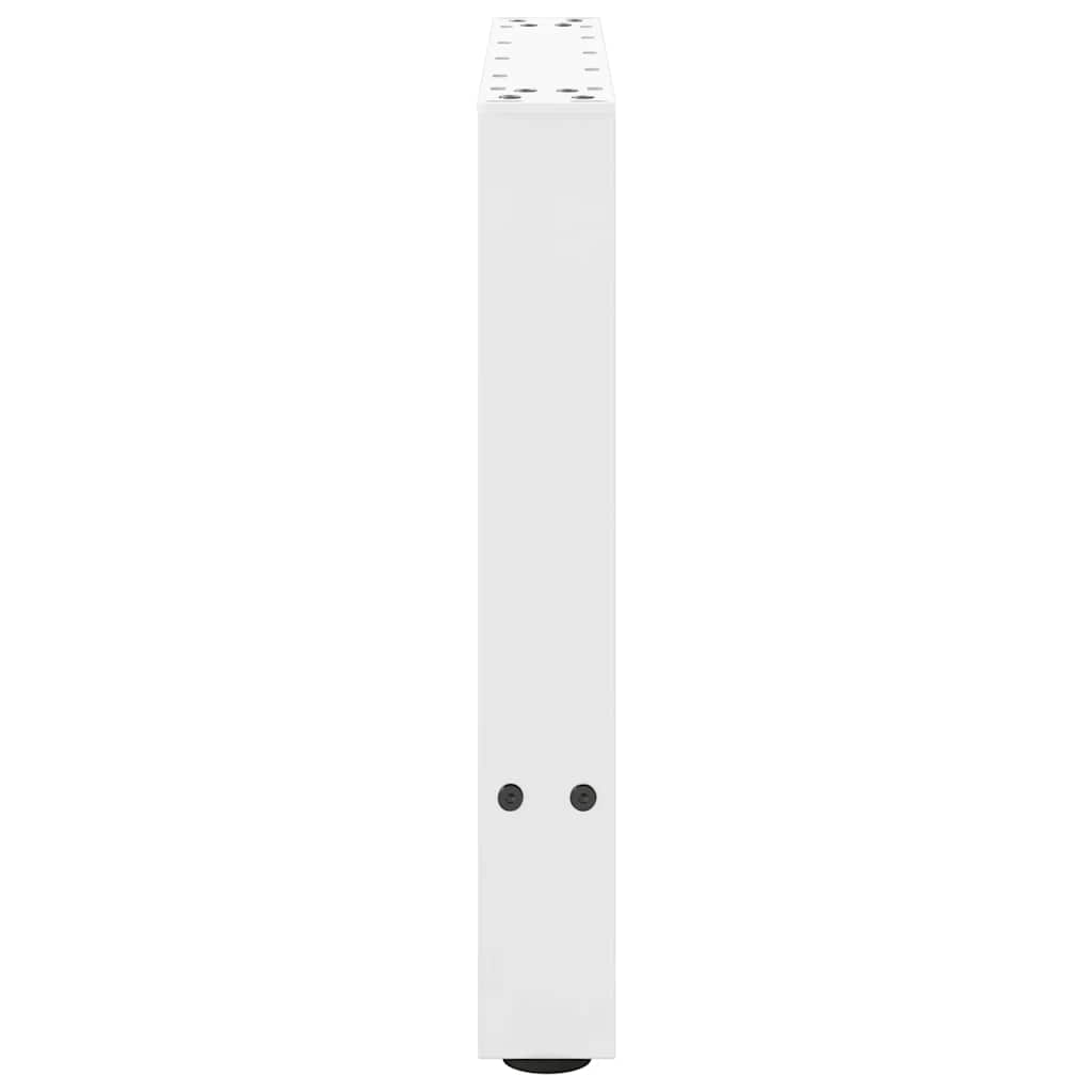 vidaXL Salontafelpoten 2 st 30x(30-31) cm staal zwart