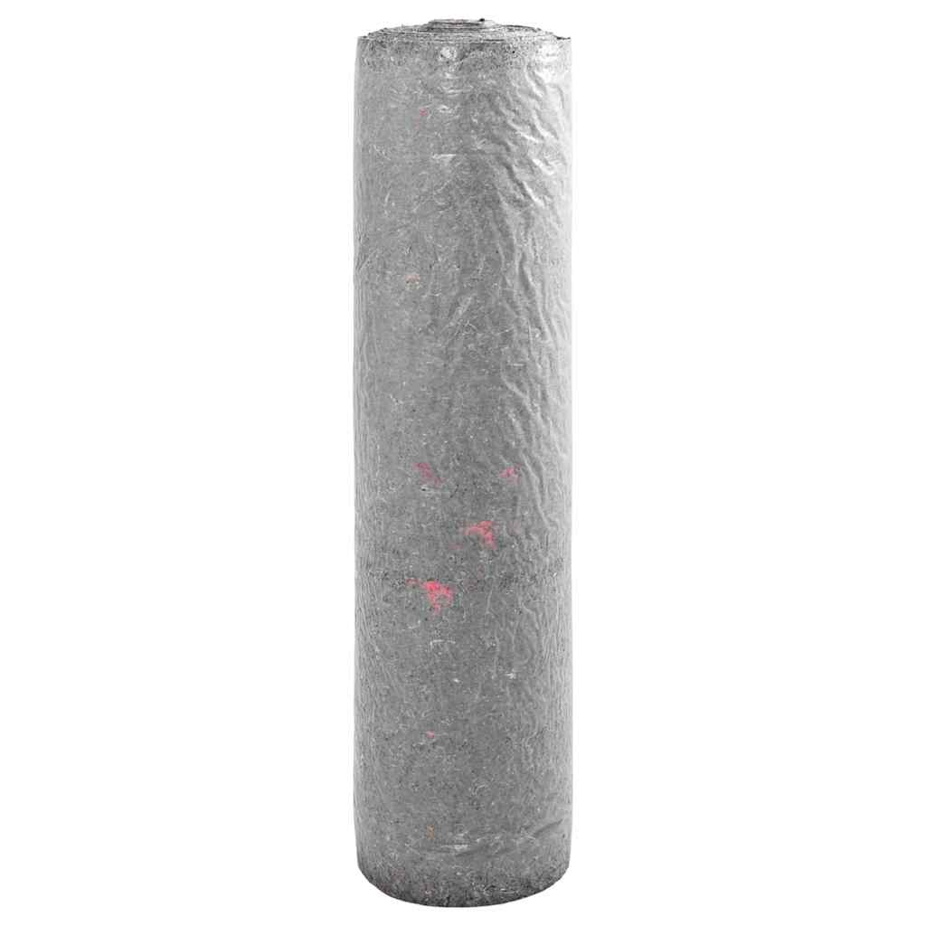 vidaXL Pond Fleece Grey 1 x 10 m Polyester and Cotton