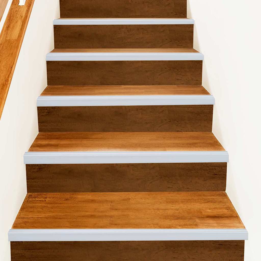 vidaXL Trapneuzen L-vormig 5 st 90 cm aluminium zilverkleurig