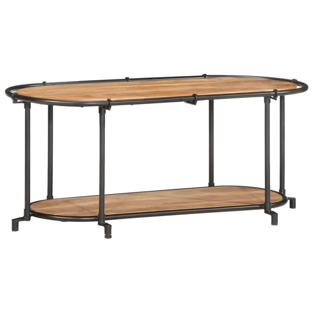 vidaXL Tv-meubel 100x42x40 cm massief ruw mangohout