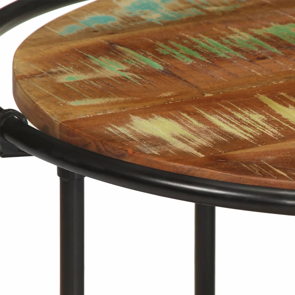 vidaXL Salontafel 110x55x40 cm massief ruw mangohout