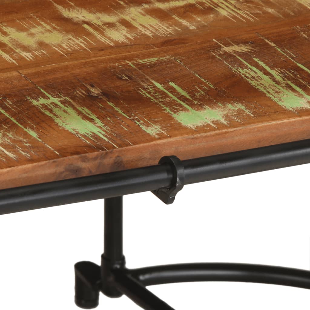 vidaXL Salontafel 110x55x40 cm massief ruw mangohout