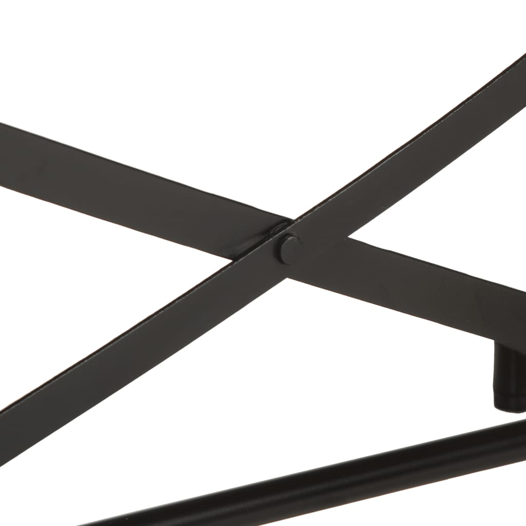 vidaXL Wandtafel 110x42x76 cm massief ruw mangohout
