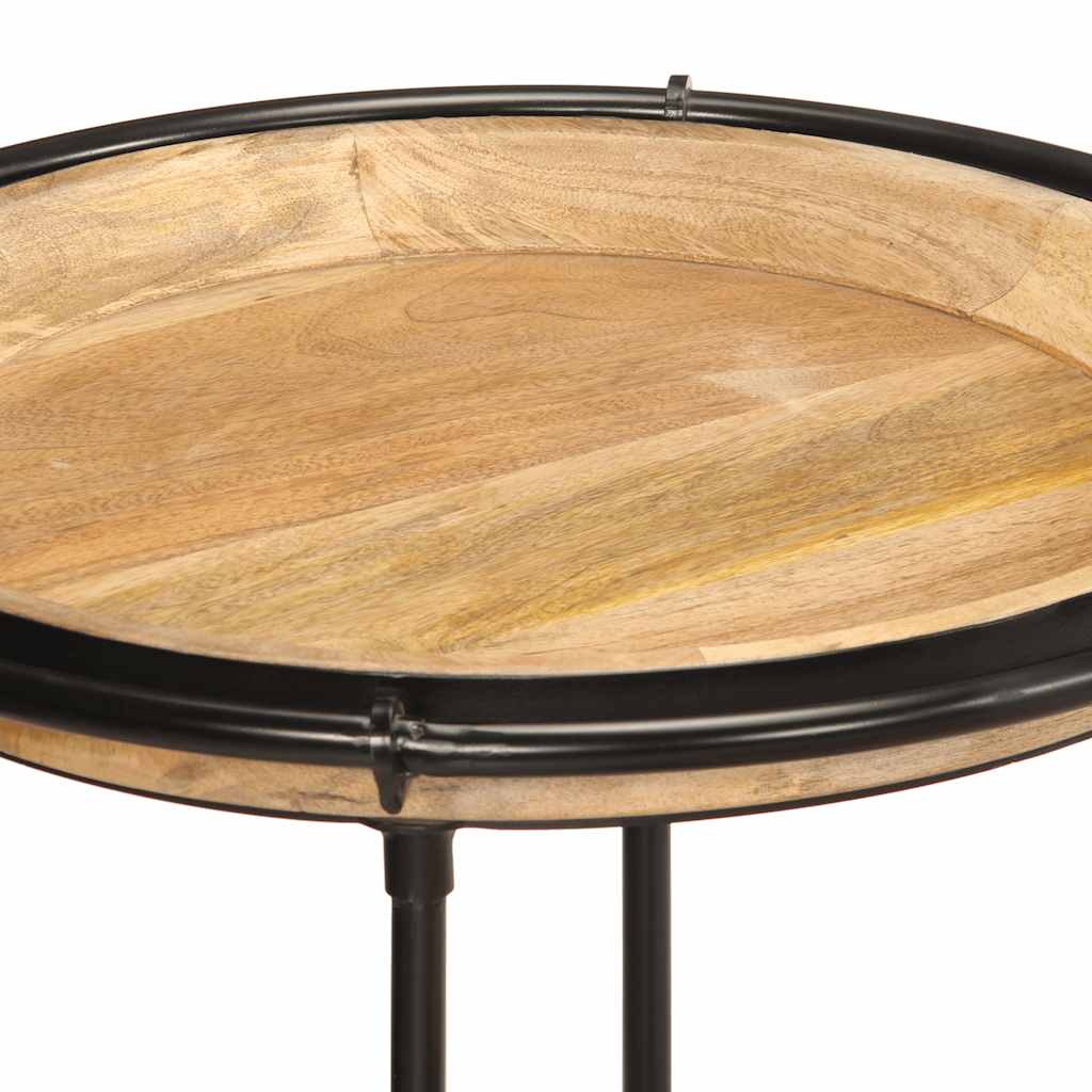 vidaXL 2-piece Side Table Set Solid Mango Wood