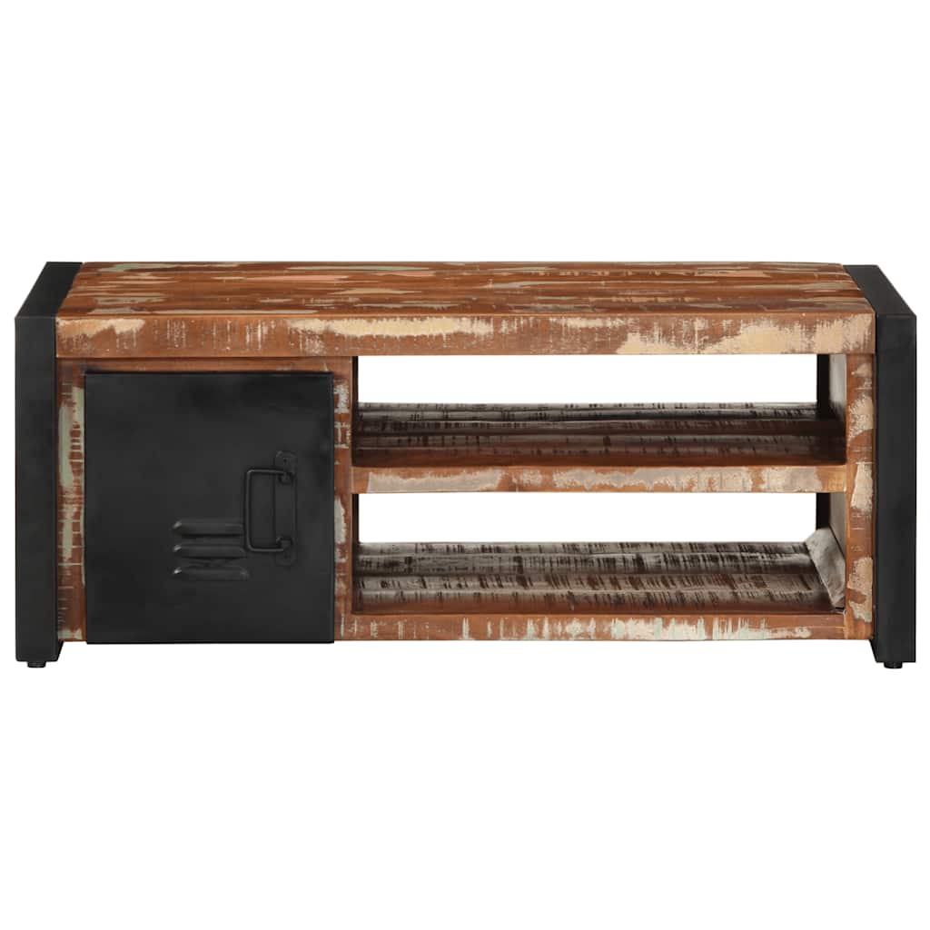 vidaXL Salontafel 90x50x36 cm massief ruw mangohout