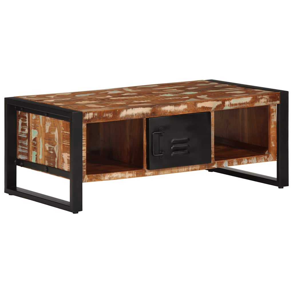 vidaXL Coffee Table 90x50x36 cm Solid Rough Mango Wood