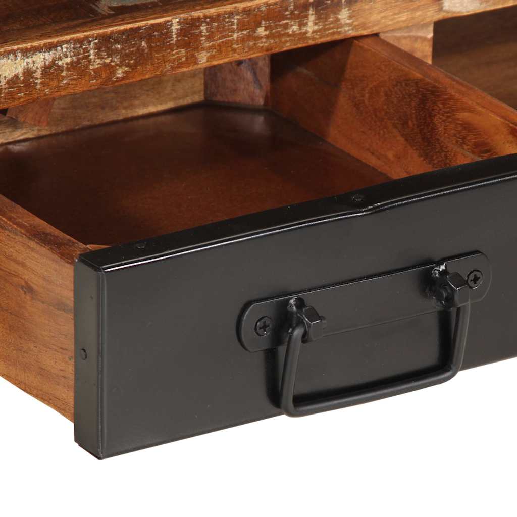 vidaXL Salontafel 90x50x36 cm massief gerecycled hout meerkleurig