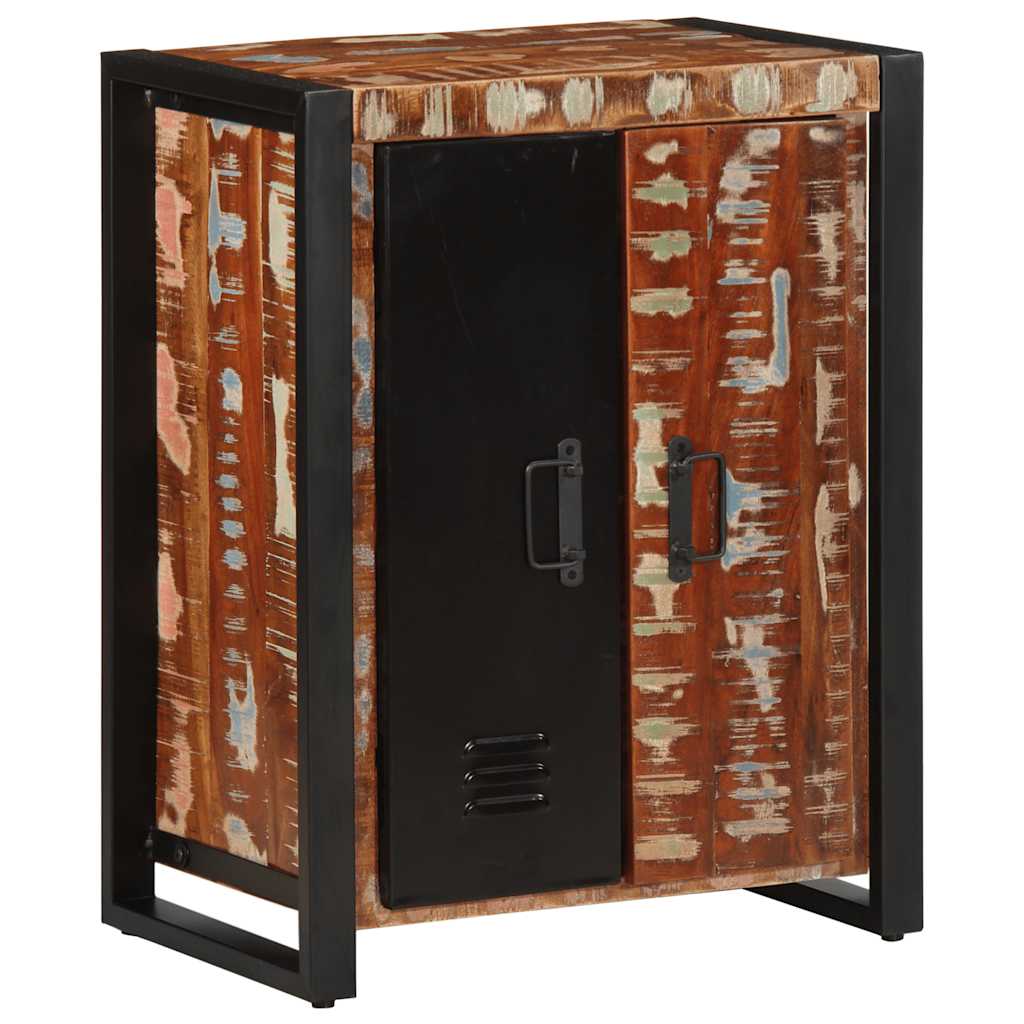 vidaXL Dressoir 55x35x70 cm massief gerecycled hout meerkleurig