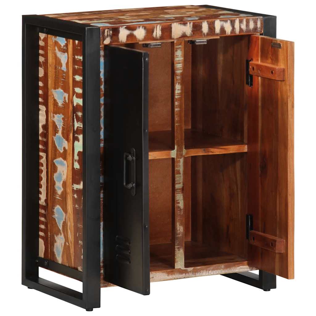 vidaXL Dressoir 55x35x70 cm massief gerecycled hout meerkleurig
