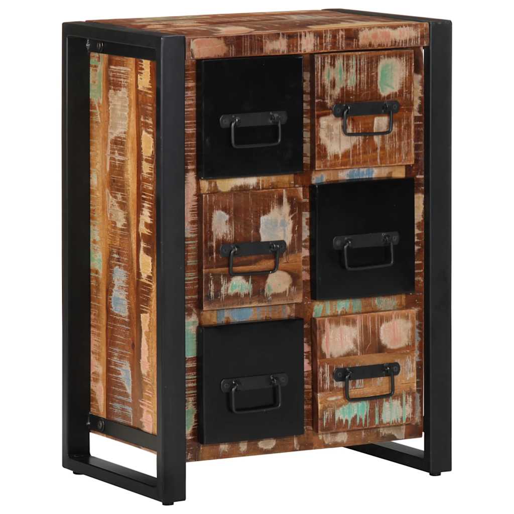 vidaXL Sideboard 50x35x70 cm Solid Reclaimed Wood