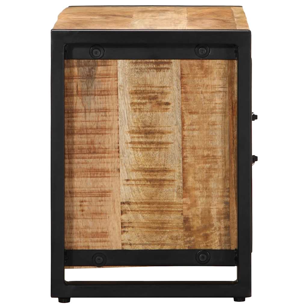 vidaXL Tv-meubel 80x30x40 cm massief ruw mangohout
