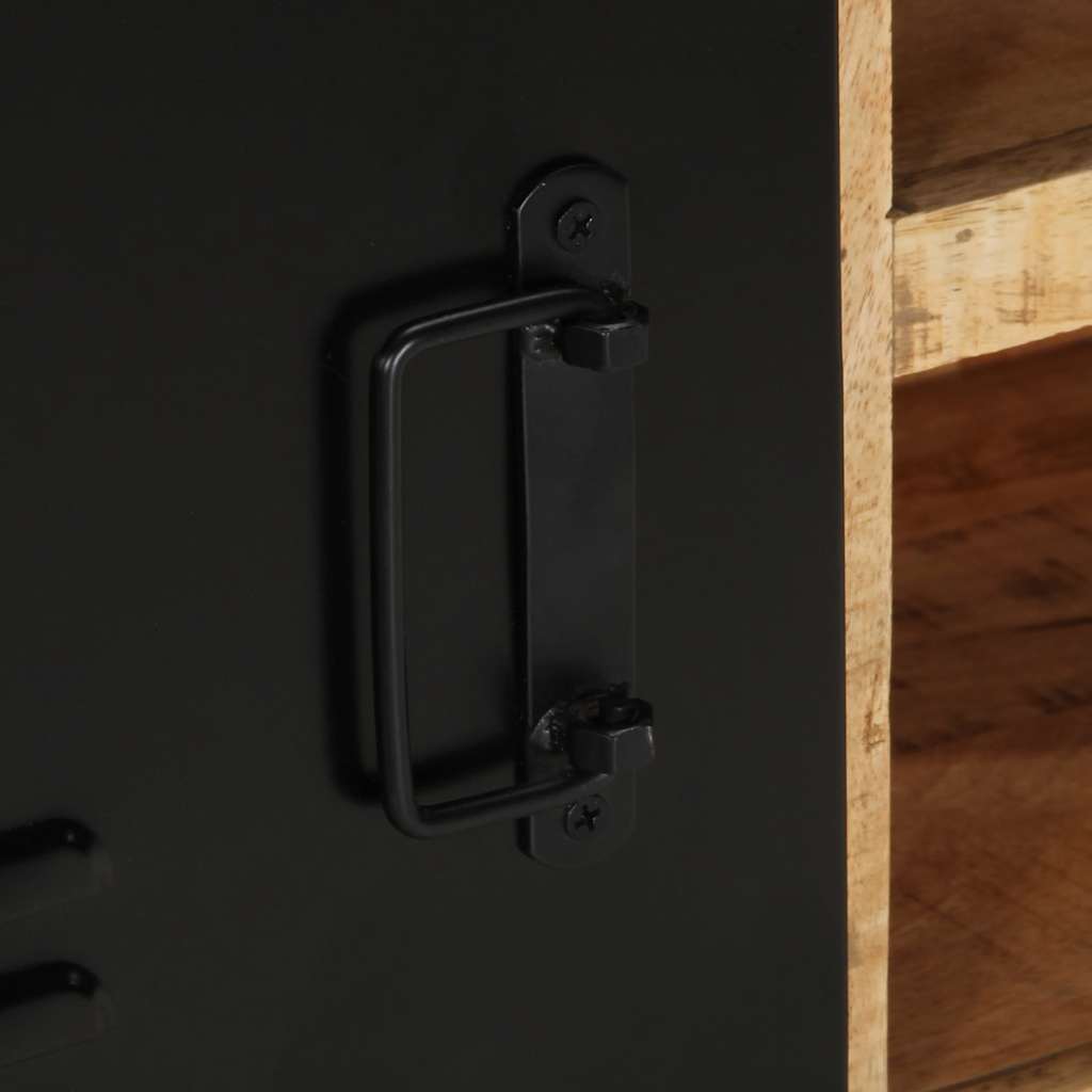 vidaXL Tv-meubel 80x30x40 cm massief ruw mangohout