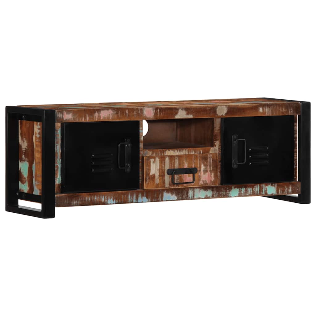 vidaXL Tv-meubel 100x30x35 cm massief ruw mangohout