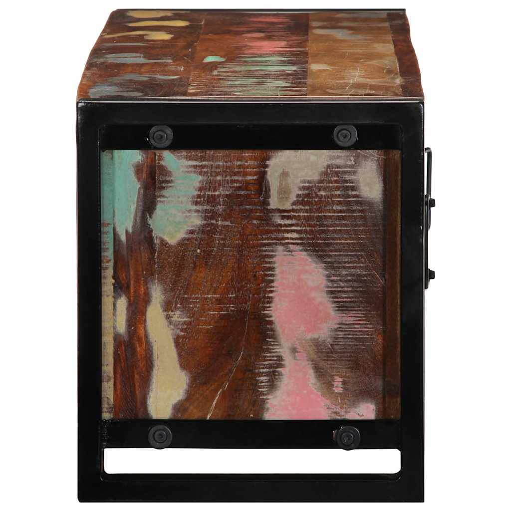 vidaXL Tv-meubel 100x30x35 cm massief ruw mangohout