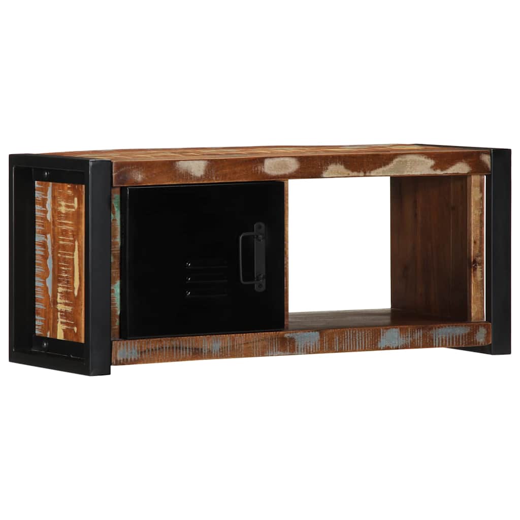 vidaXL Tv-meubel 80x30x35 cm massief ruw mangohout