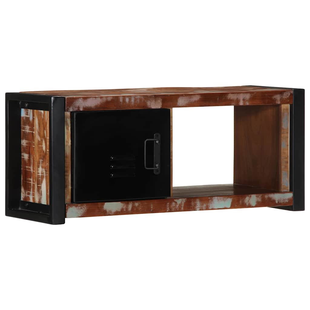 vidaXL Tv-meubel 80x30x35 cm massief ruw mangohout