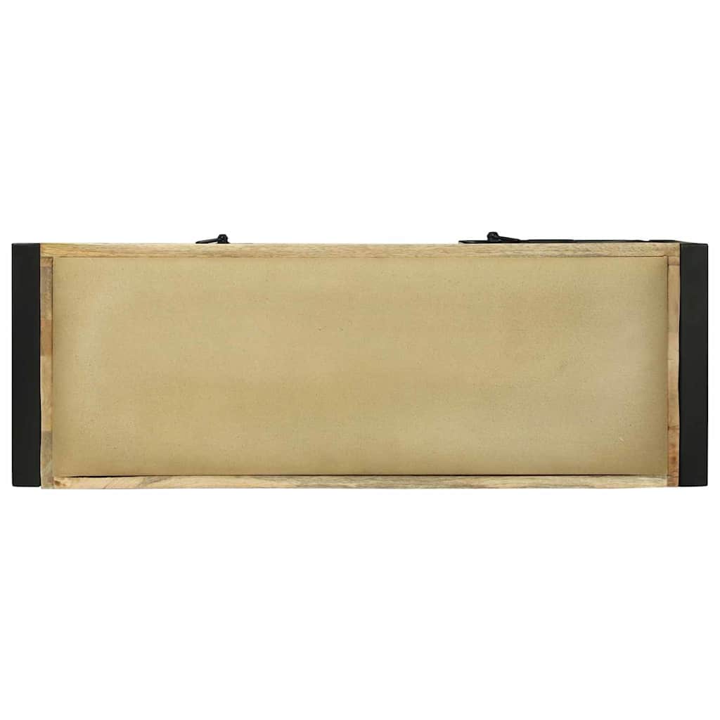 vidaXL Bank Kast Bruin 100 x 35 x 50 cm Massief mangohout