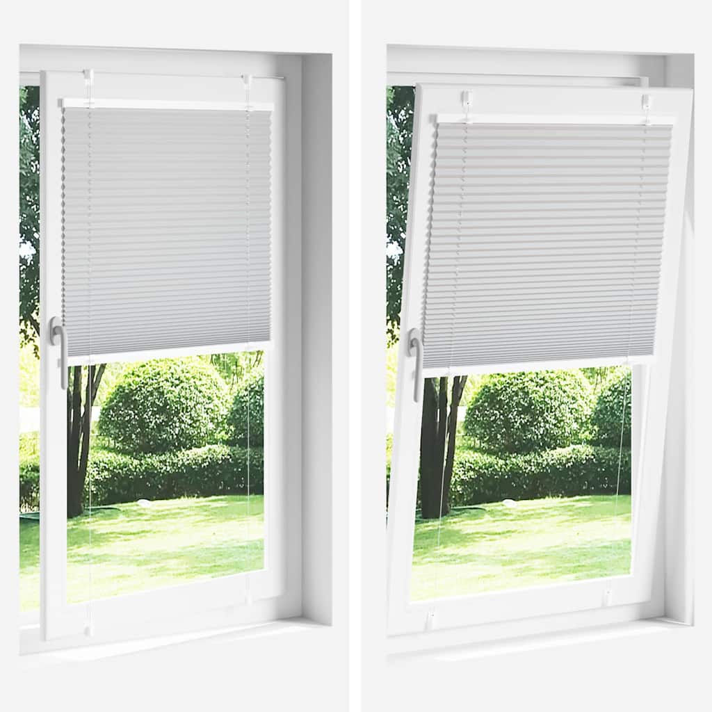 vidaXL Plissé rolgordijn 40x100 cm stofbreedte 39,4 cm antraciet