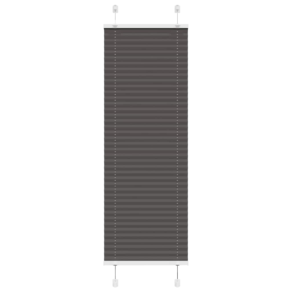 vidaXL Plissé rolgordijn 40x100 cm stofbreedte 39,4 cm antraciet
