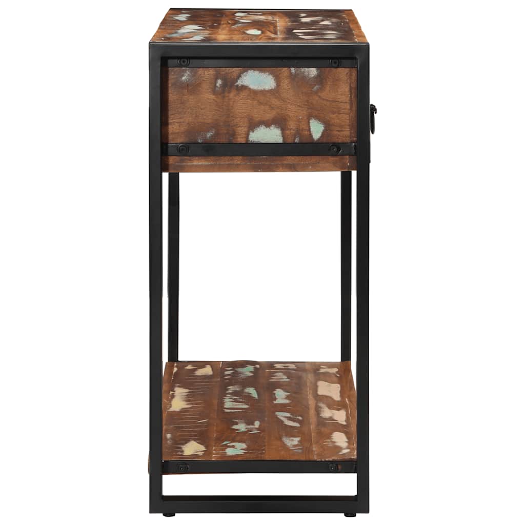 vidaXL Console table 100x35x75 cm solid rough mango wood