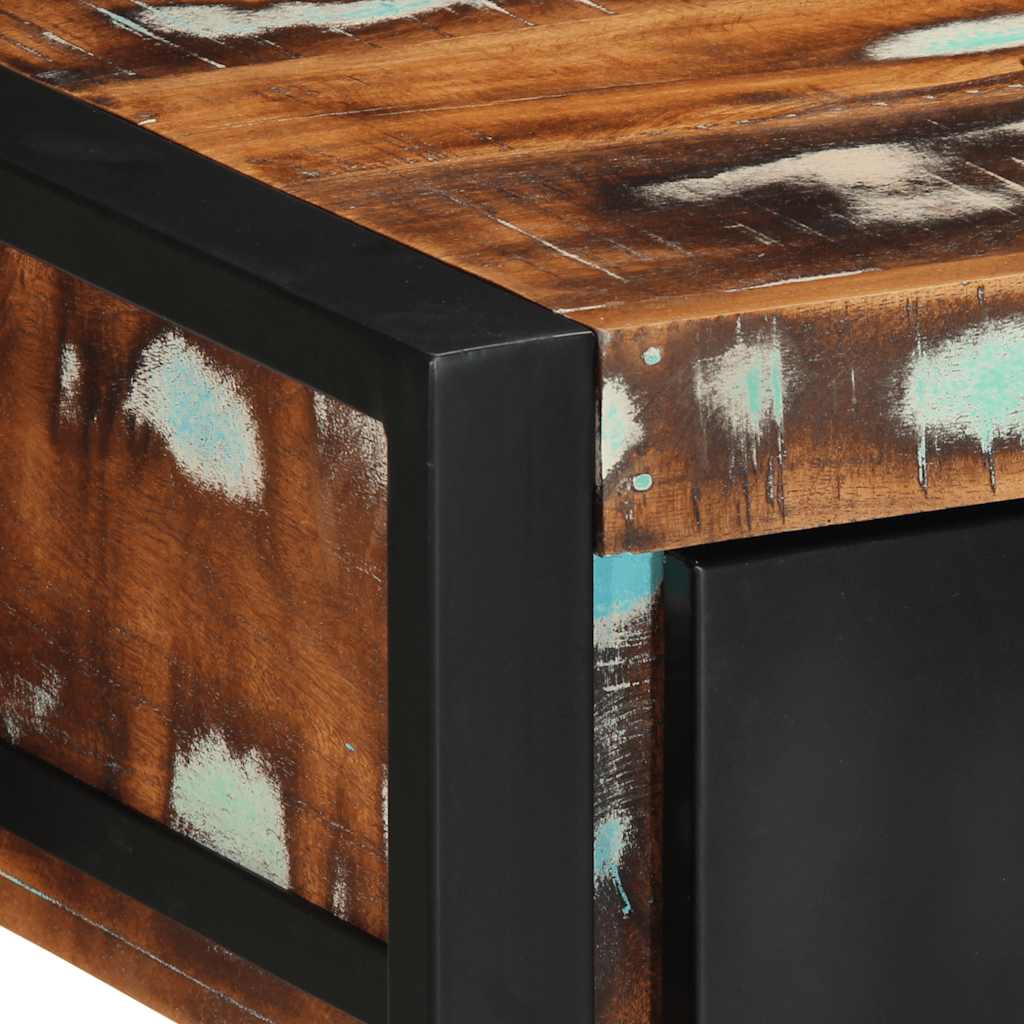 vidaXL Console table 100x35x75 cm solid rough mango wood