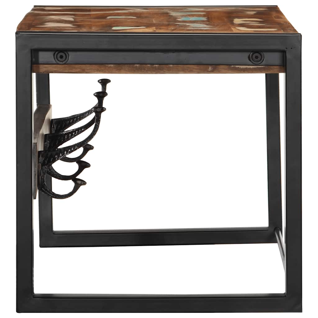 vidaXL Kapstok 80x35x35 cm massief ruw mangohout