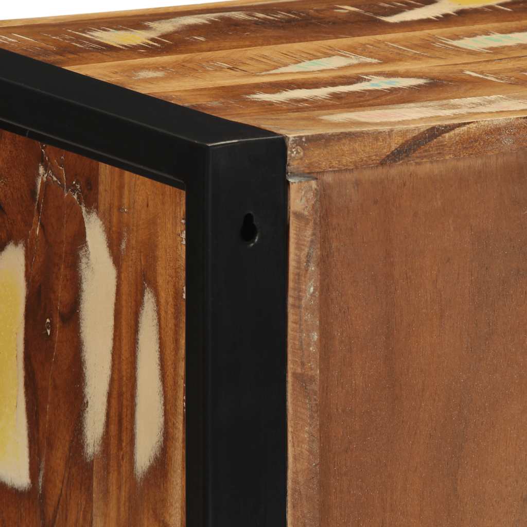 vidaXL Bedside Cabinets 2 pcs 40x35x40 cm Solid Rough Mango Wood