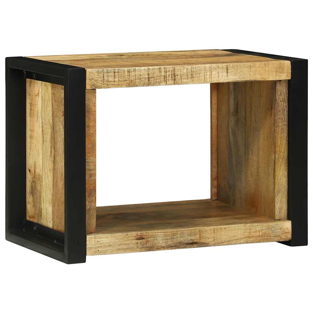 vidaXL Wandkubus met opslag Bruin 55 x 35 x 40 cm Massief Mango Hout