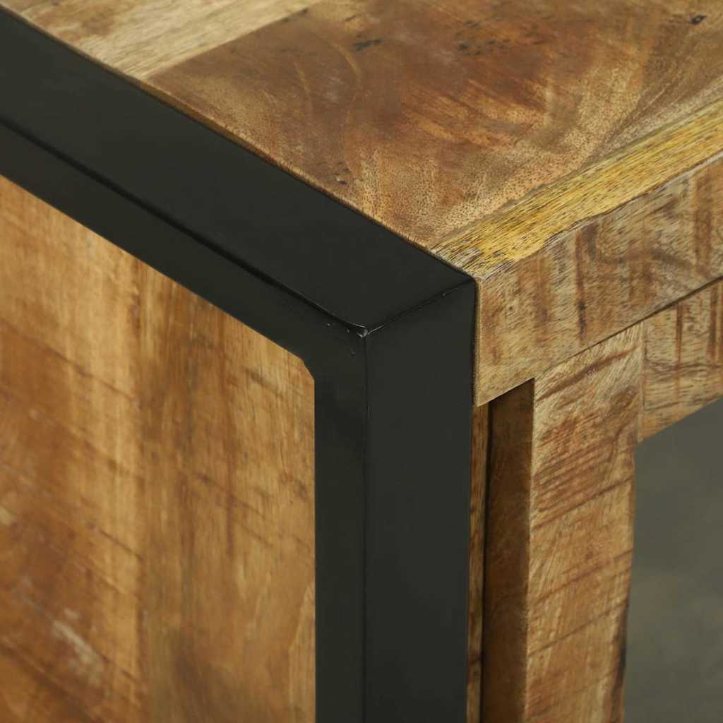 vidaXL Badkamerkast met plank Bruin 40 x 30 x 60 cm Massief Mango Hout