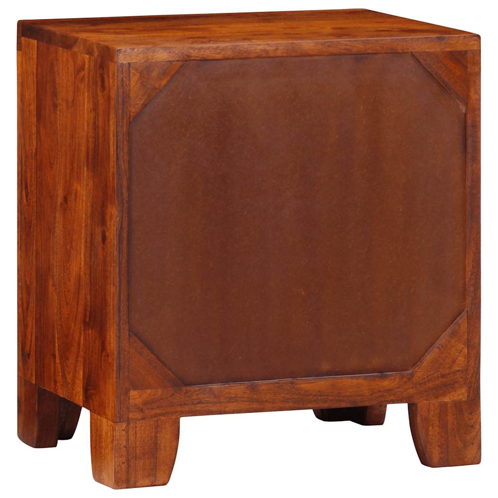 vidaXL Nachtkastje 40x30x45 cm massief acaciahout