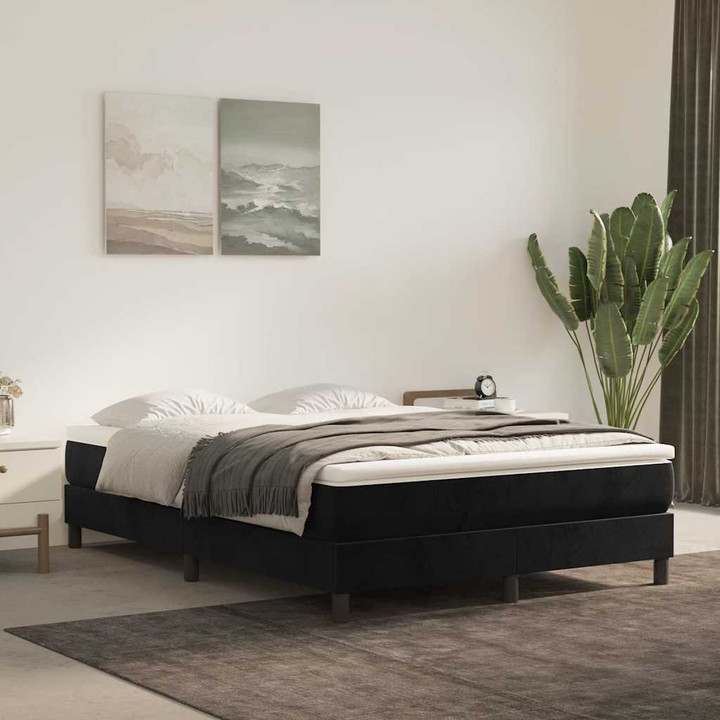 vidaXL Pocketveringmatras medium 80x200x20 cm fluweel lichtgrijs