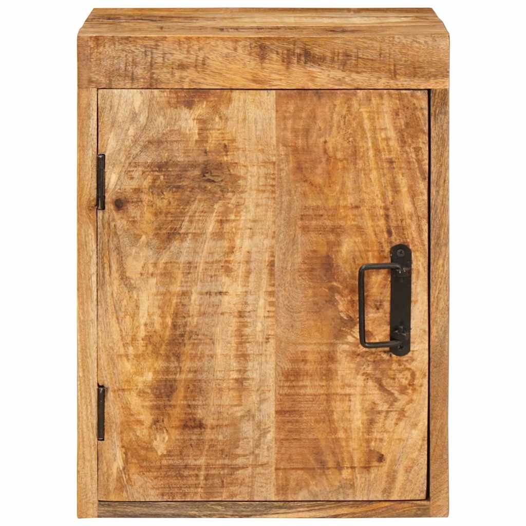 vidaXL Nachtkastje Bruin 35 x 33 x 48 cm Massief Mango Hout
