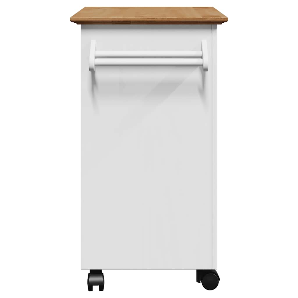 vidaXL Kitchen Trolley BODO 72x45x80 cm white
