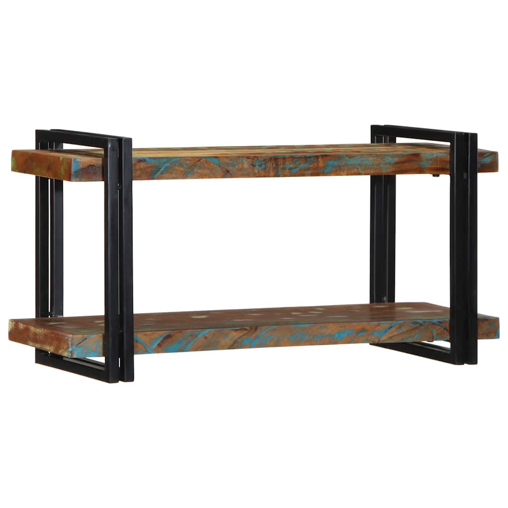 vidaXL Wall Shelf Solid Reclaimed Wood Multicolour
