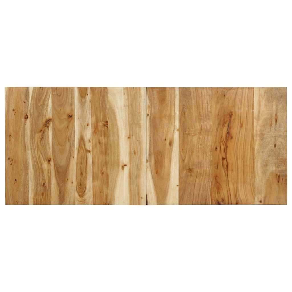 vidaXL Hoofdbord 120 cm massief ruw mangohout