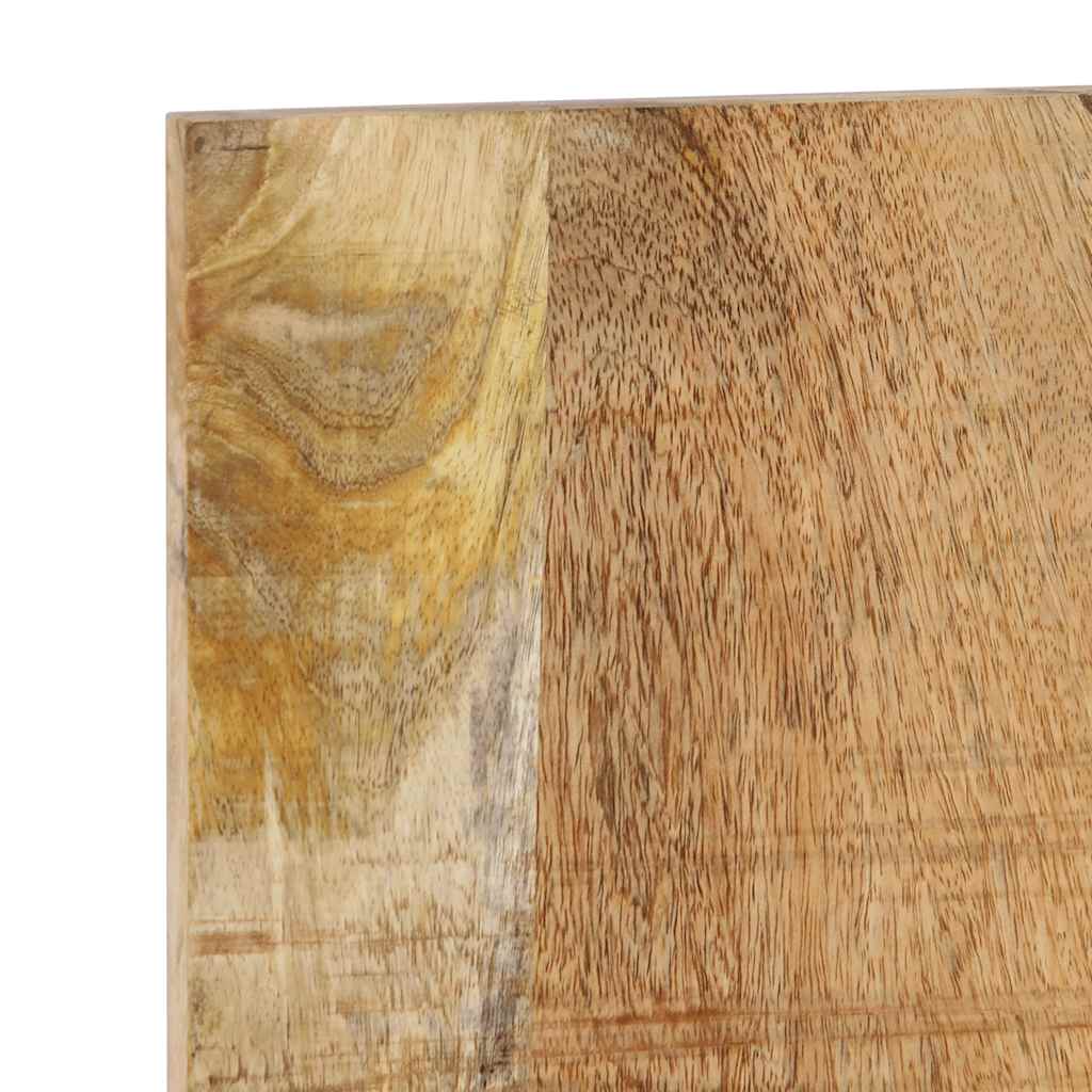 vidaXL Hoofdbord 120 cm massief ruw mangohout